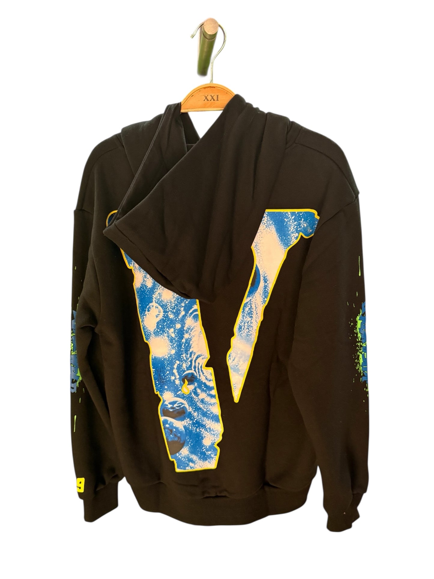 Vlone Juice WRLD Galaxy Blue Hoodie (S)