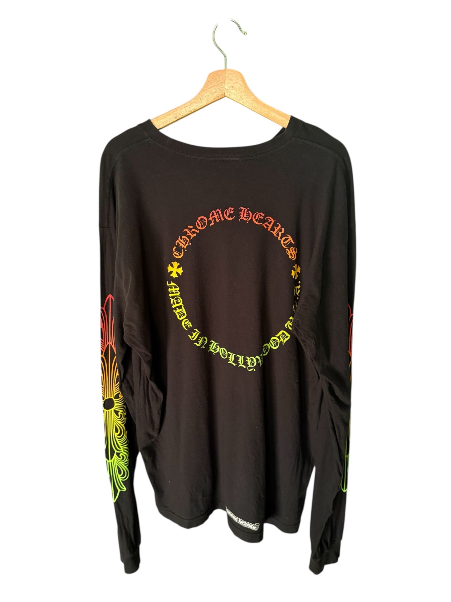Chrome Hearts Floral Gradient Long Sleeve (XXL)