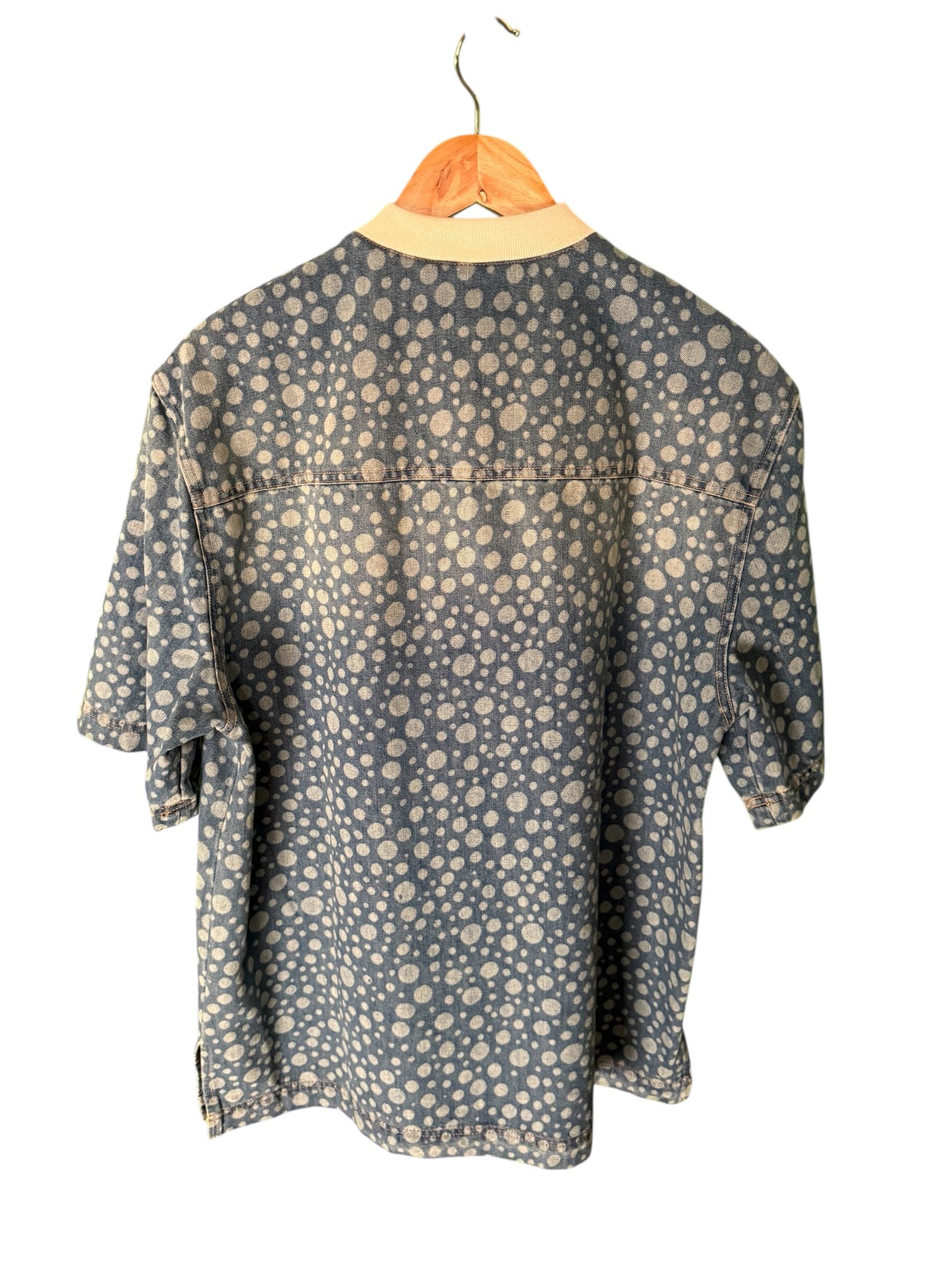 Louis Vuitton Infinity Dot Denim Button-Up (L)