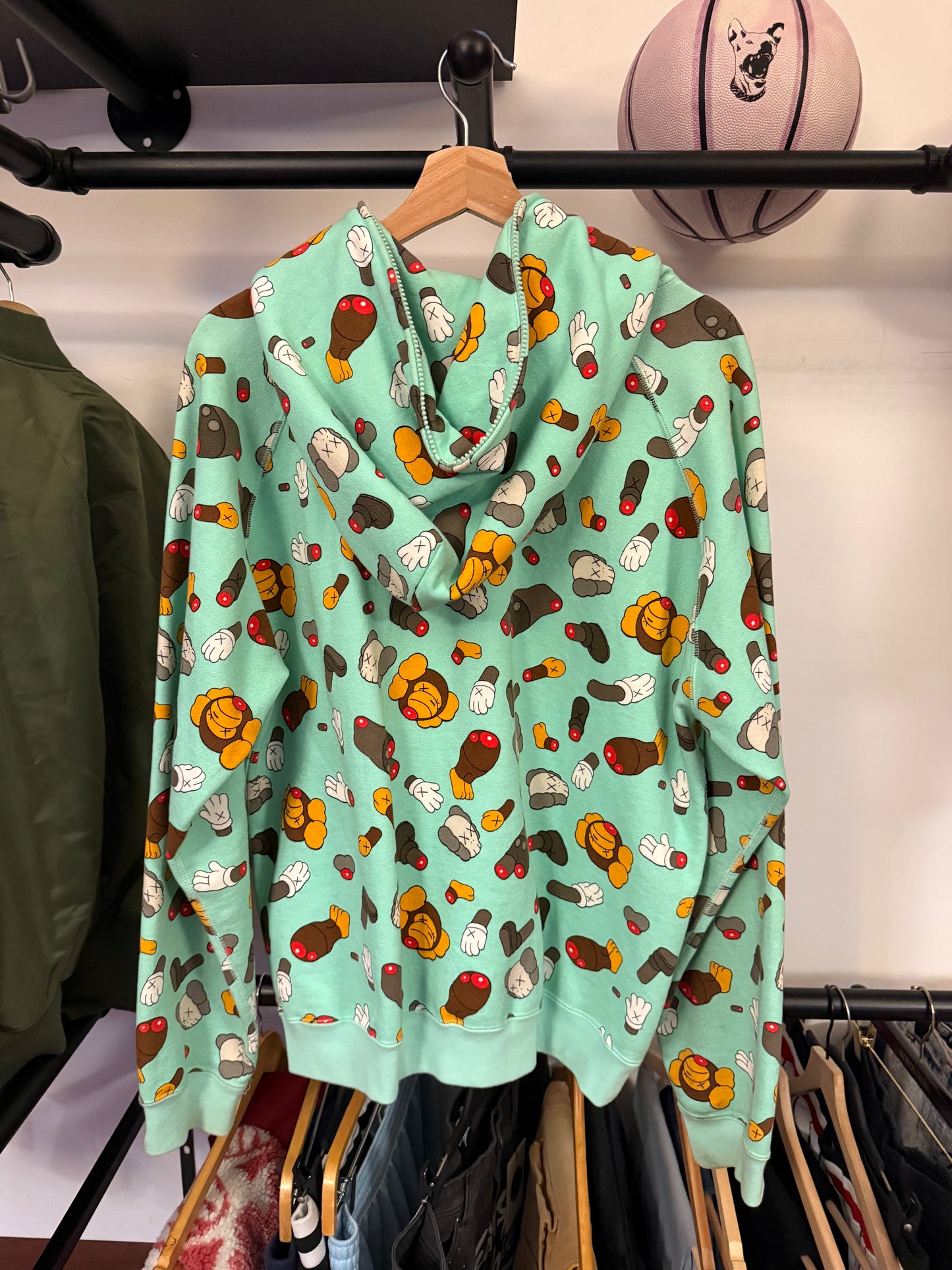 KAWS x BAPE Milo Companion Zip-Up Hoodie (M)