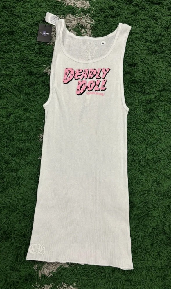 Chrome Hearts Women's Deadly Doll Tank Top (XL)