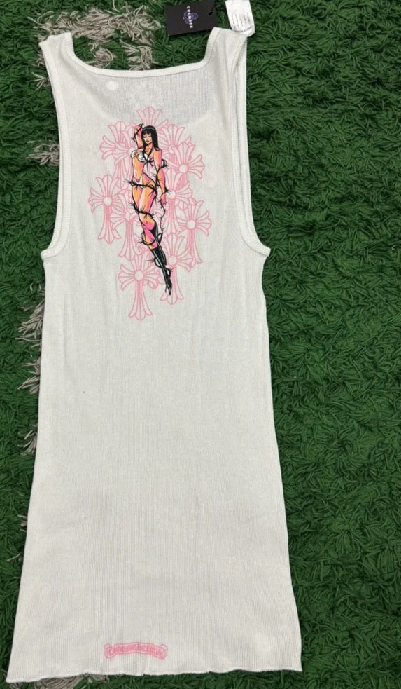 Chrome Hearts Women's Deadly Doll Tank Top (XL)