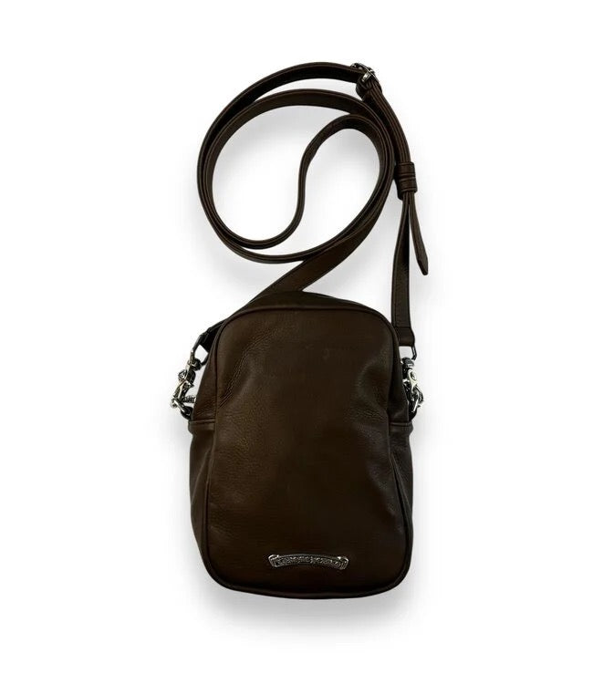 Chrome Hearts Leather Taka Brown/Pink Bag