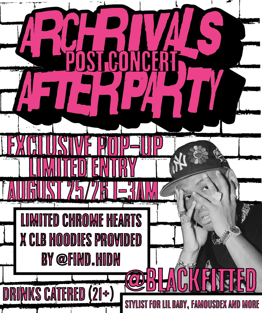 Archrivals Afterparty featuring BlackFitted Pop-Up Shop