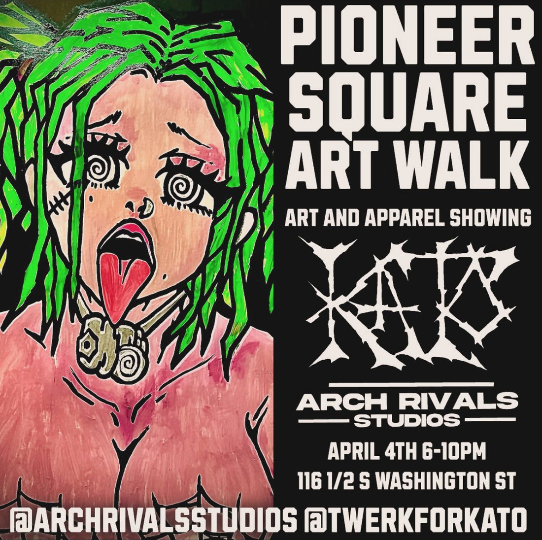 PIONEER SQUARE ART WALK FEATURING KATO