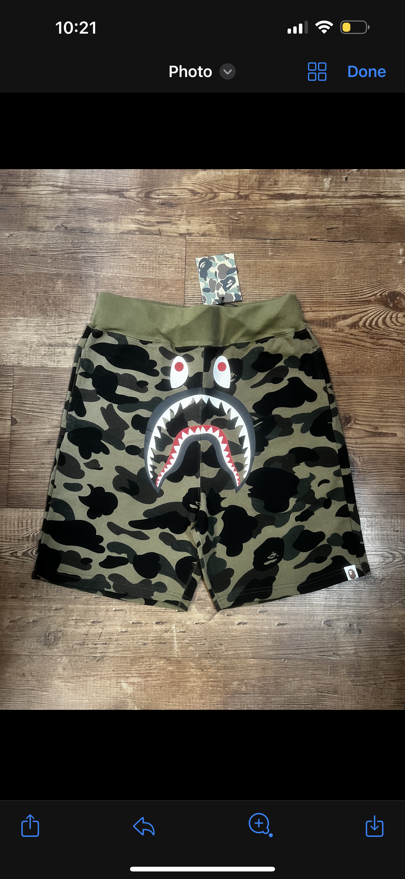 Bape Sweat Shorts Green (M)