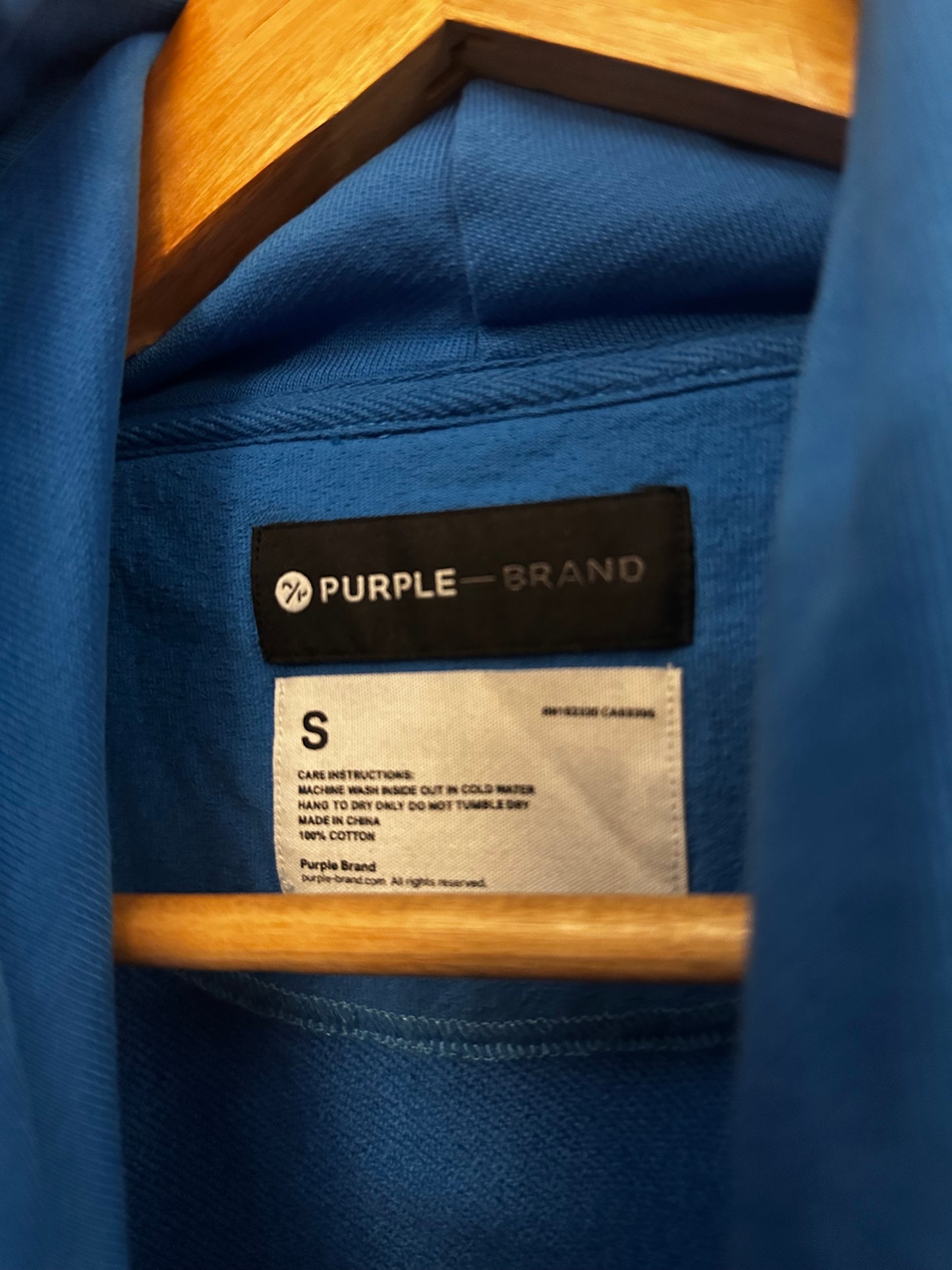 Purple Brand Washed Hoodie (S)