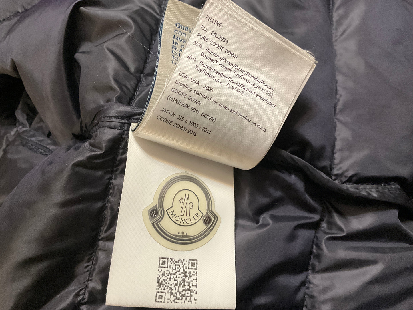 Moncler Genius 7 Fragment Hiroshi Fujiwara Moran Down Flannel Jacket Size 3XL