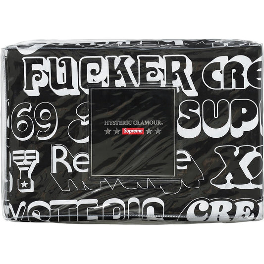 Supreme x Hysteric Glamour Text Duvet + Pillow Set (Twin)
