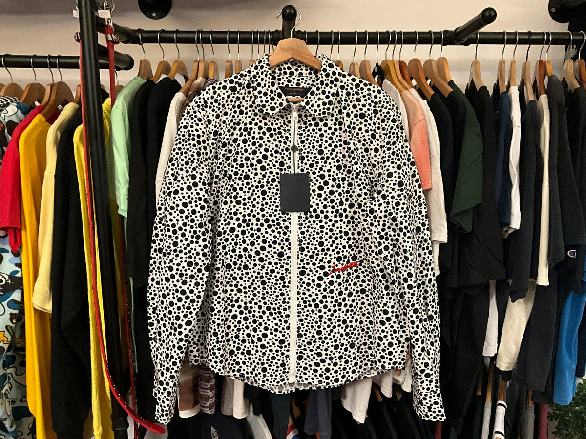 Louis Vuitton x Yayoi Kusama Infinity Dots Zip-Up Jacket Black White L