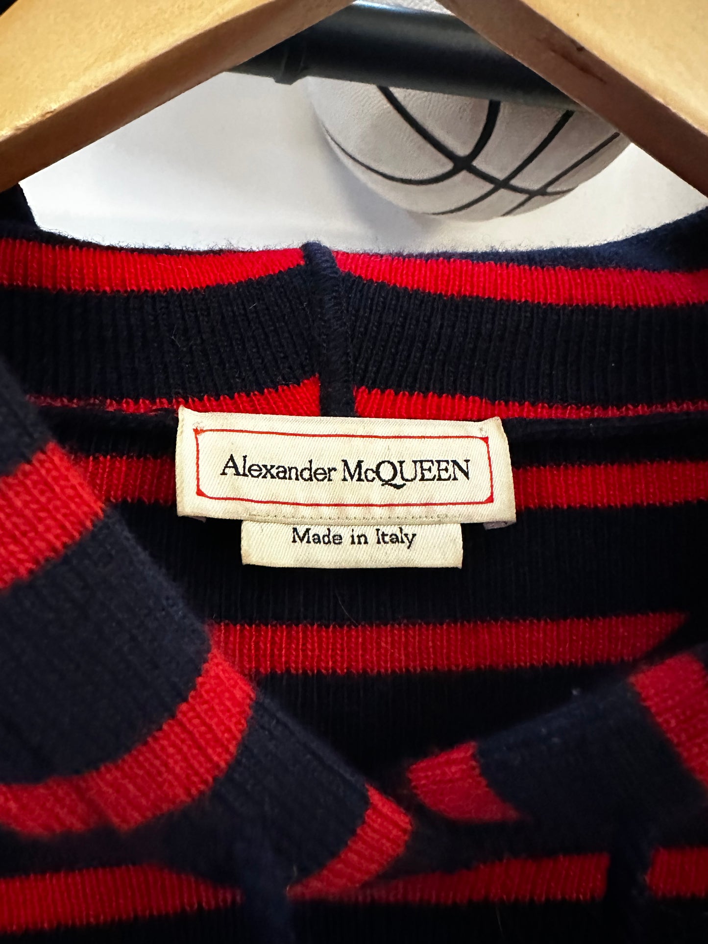 Alexander McQueen Striped Hoodie (M)