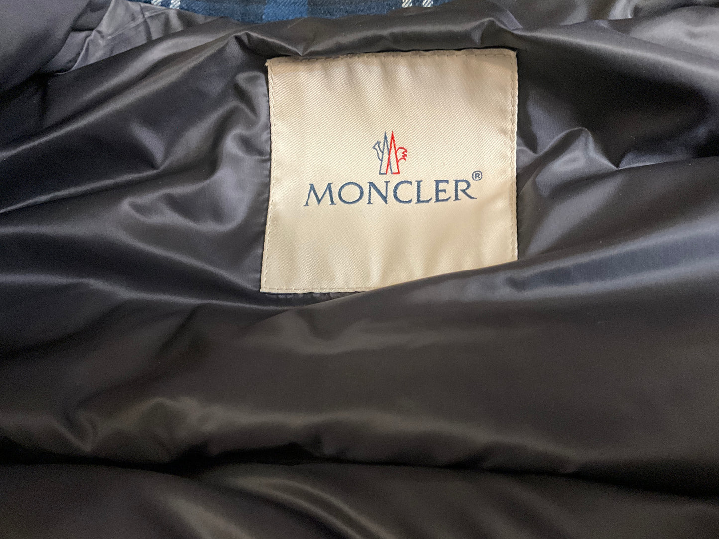Moncler Genius 7 Fragment Hiroshi Fujiwara Moran Down Flannel Jacket Size 3XL