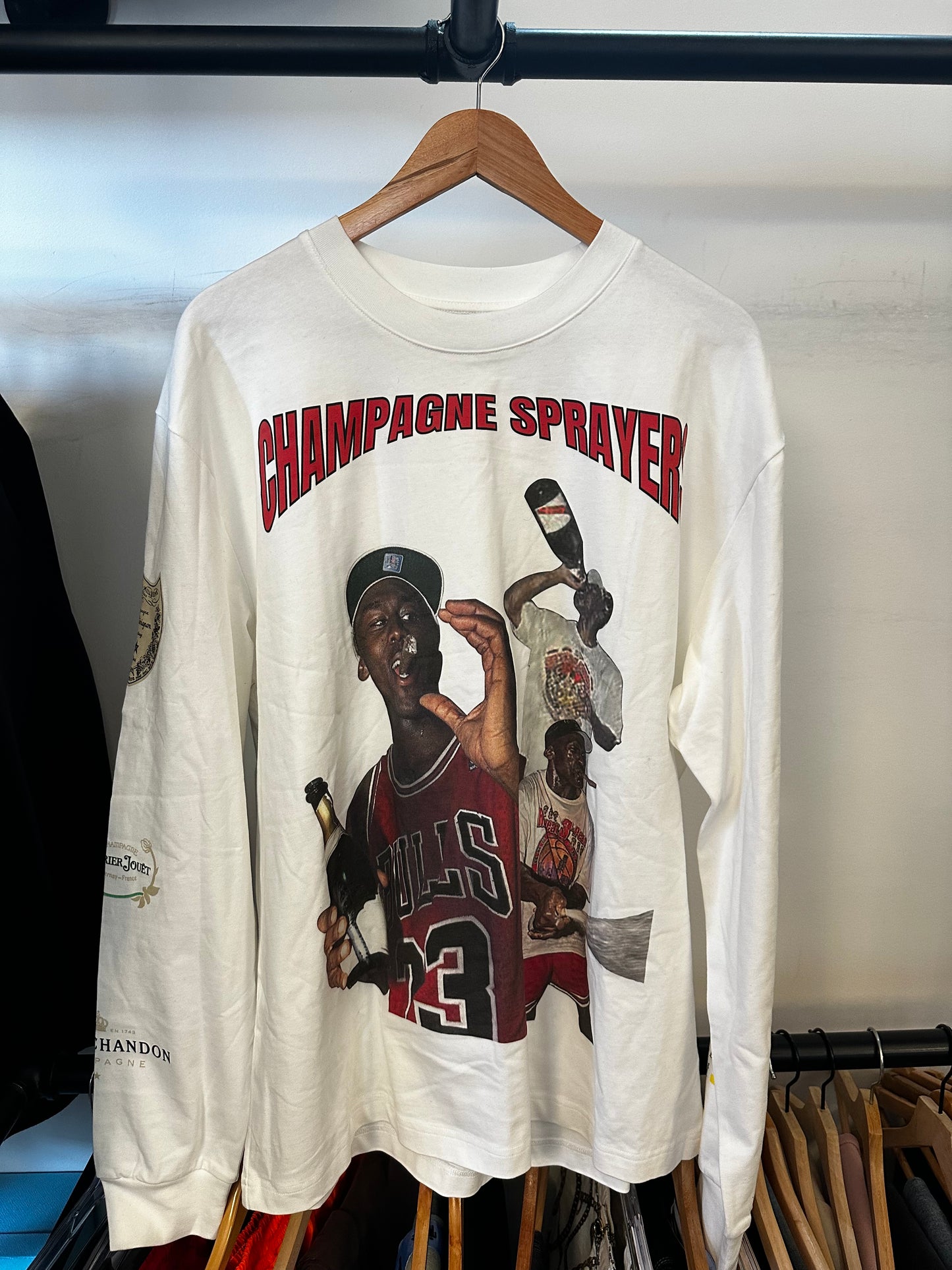 Champagne Sprayers MJ Long Sleeve Tee