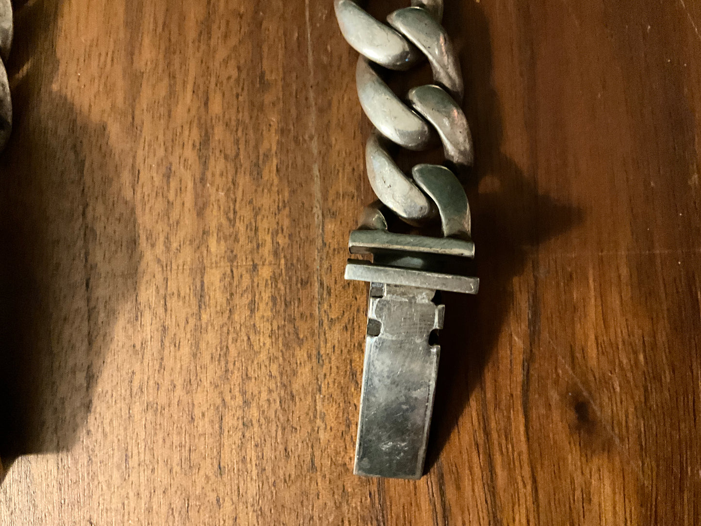 Chrome Hearts Dagger ID Bracelet 925 Sterling Silver Cuban Link