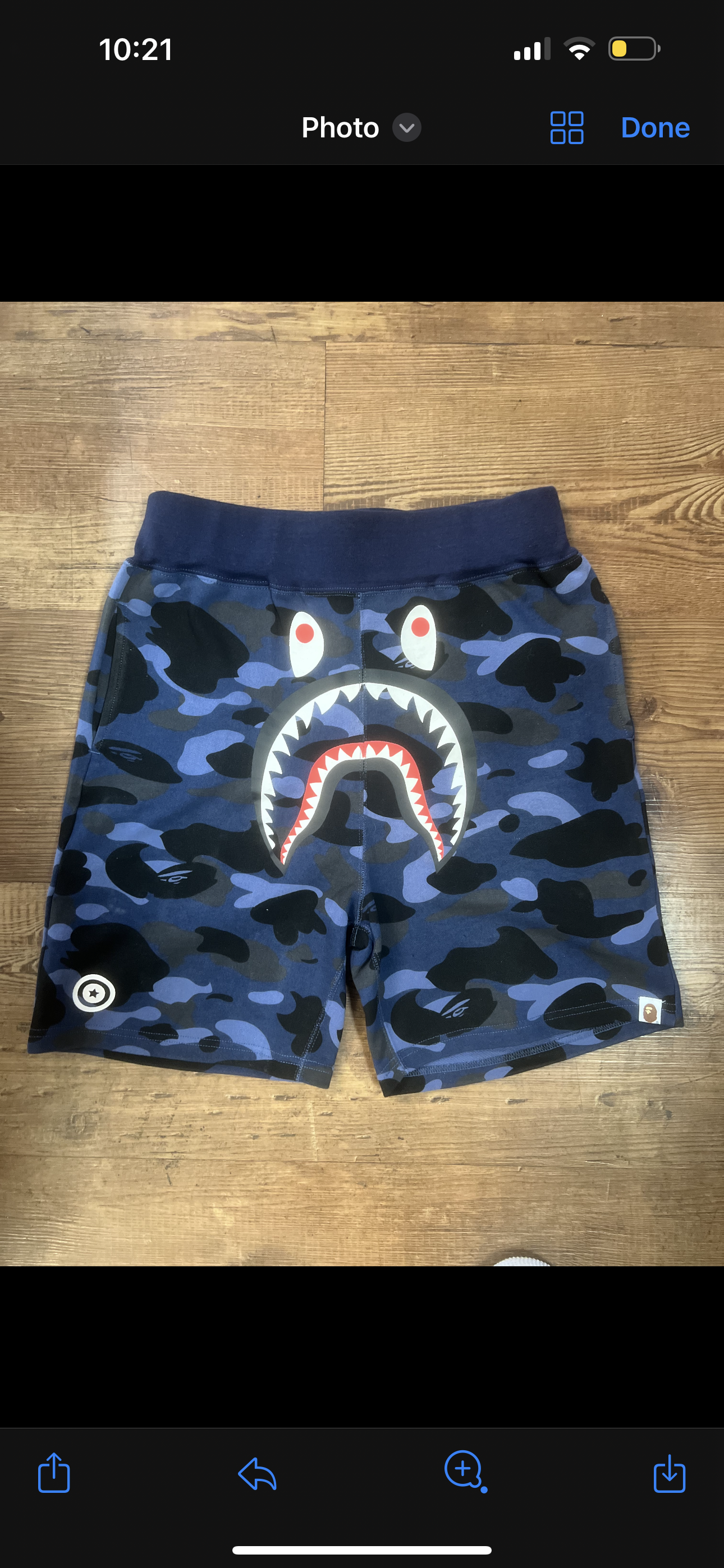 Bape Sweat Shorts Blue (L)