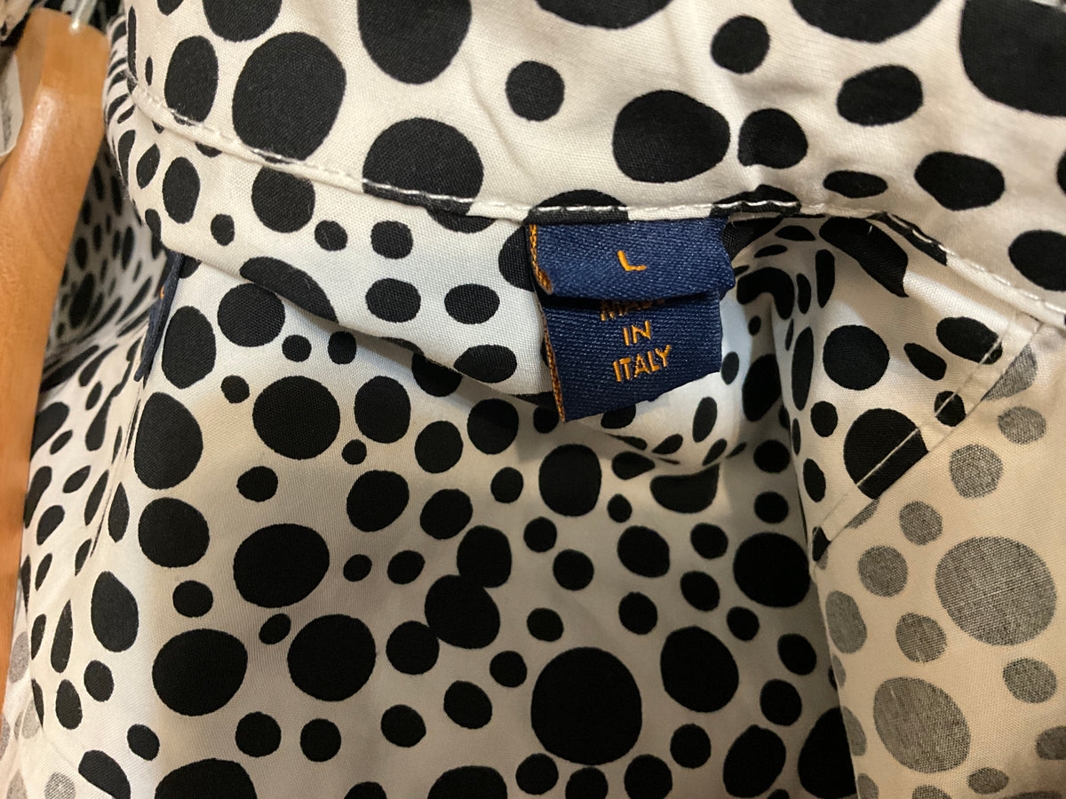 Louis Vuitton x Yayoi Kusama Infinity Dots Zip-Up Jacket Black White L