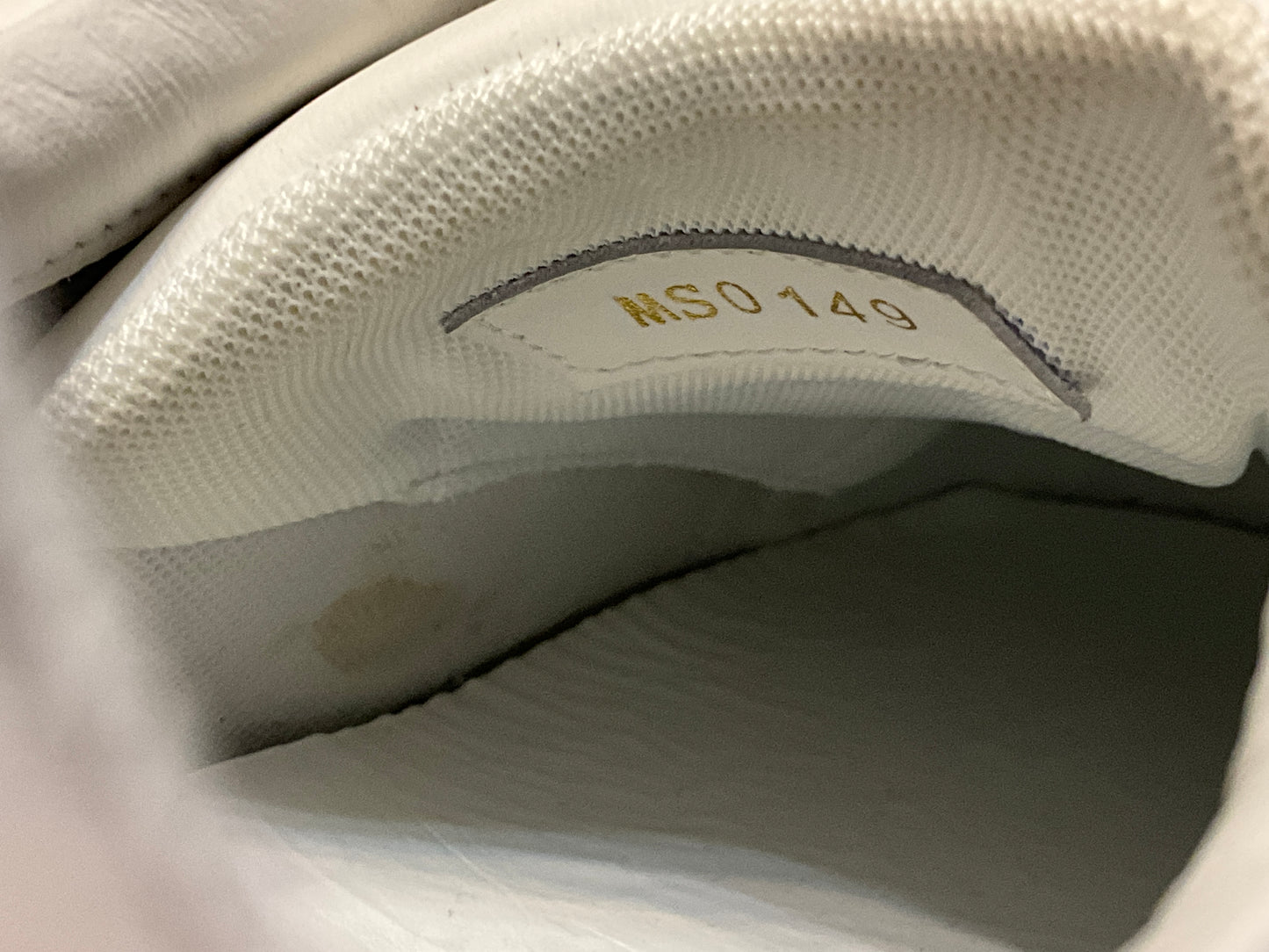 Louis Vuitton Monogram Prism Luxembourg Sneakers White Iridescent Size 11