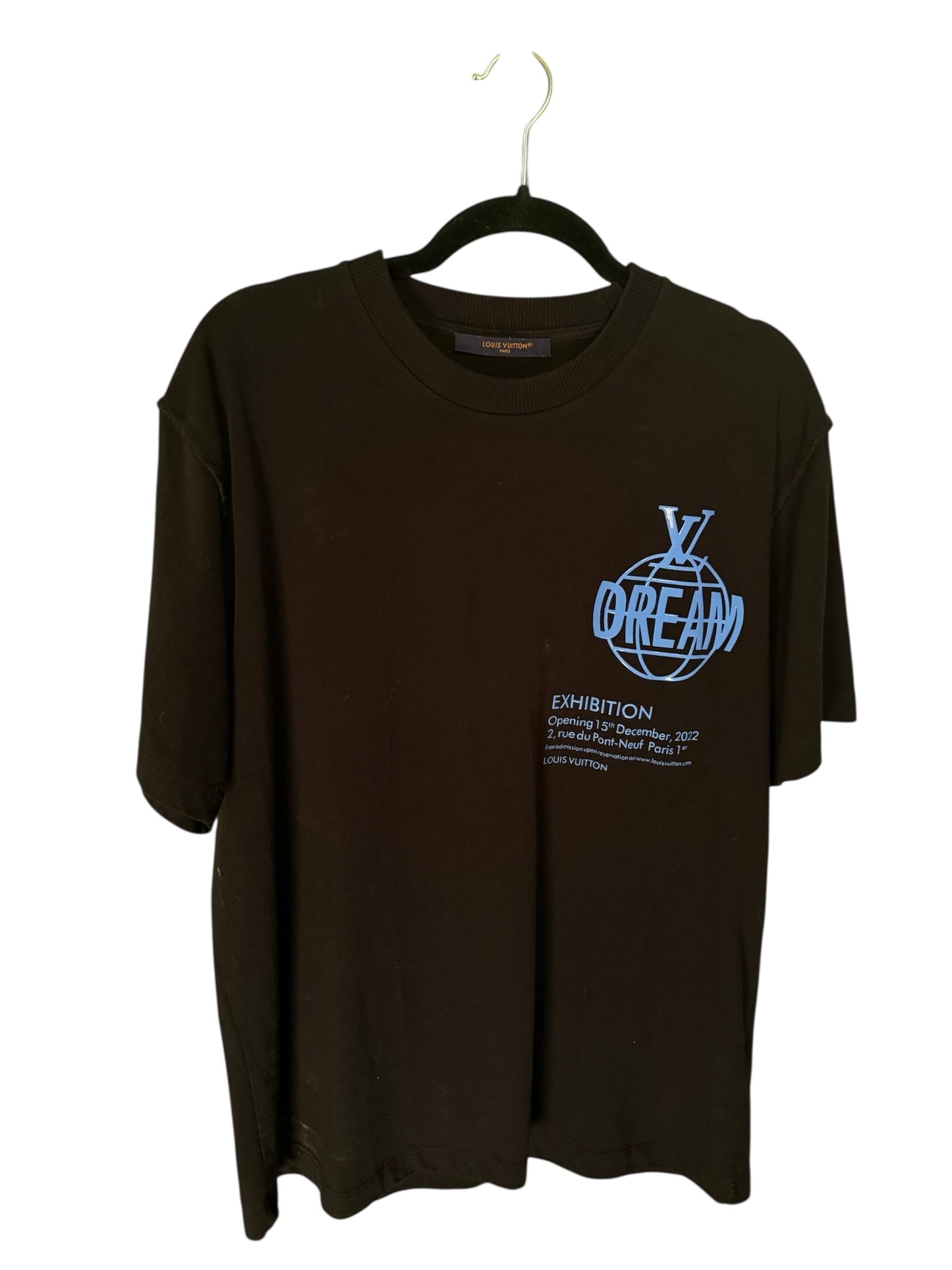 Louis Vuitton LV Dream Exhibit Black Tee (XL)