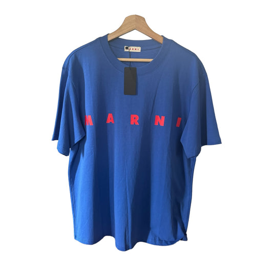 Marni Red/Blue Font Tee (XL)