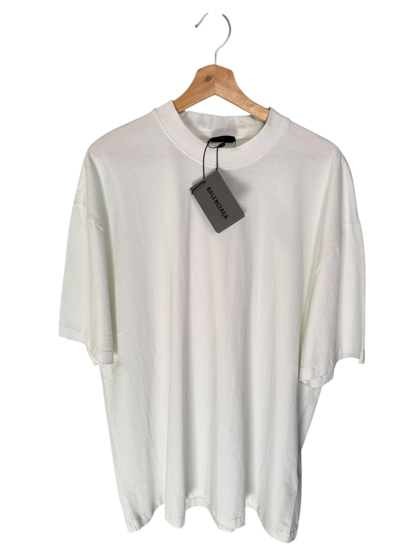 Balenciaga Neck Embroidery Tee (3)