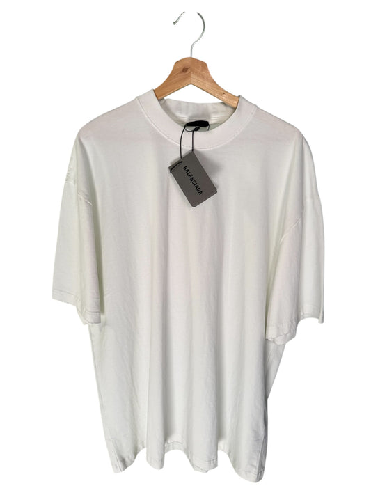 Balenciaga Neck Embroidery Tee (3)