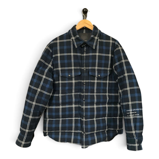 Moncler Genius 7 Fragment Hiroshi Fujiwara Moran Down Flannel Jacket Size 3XL