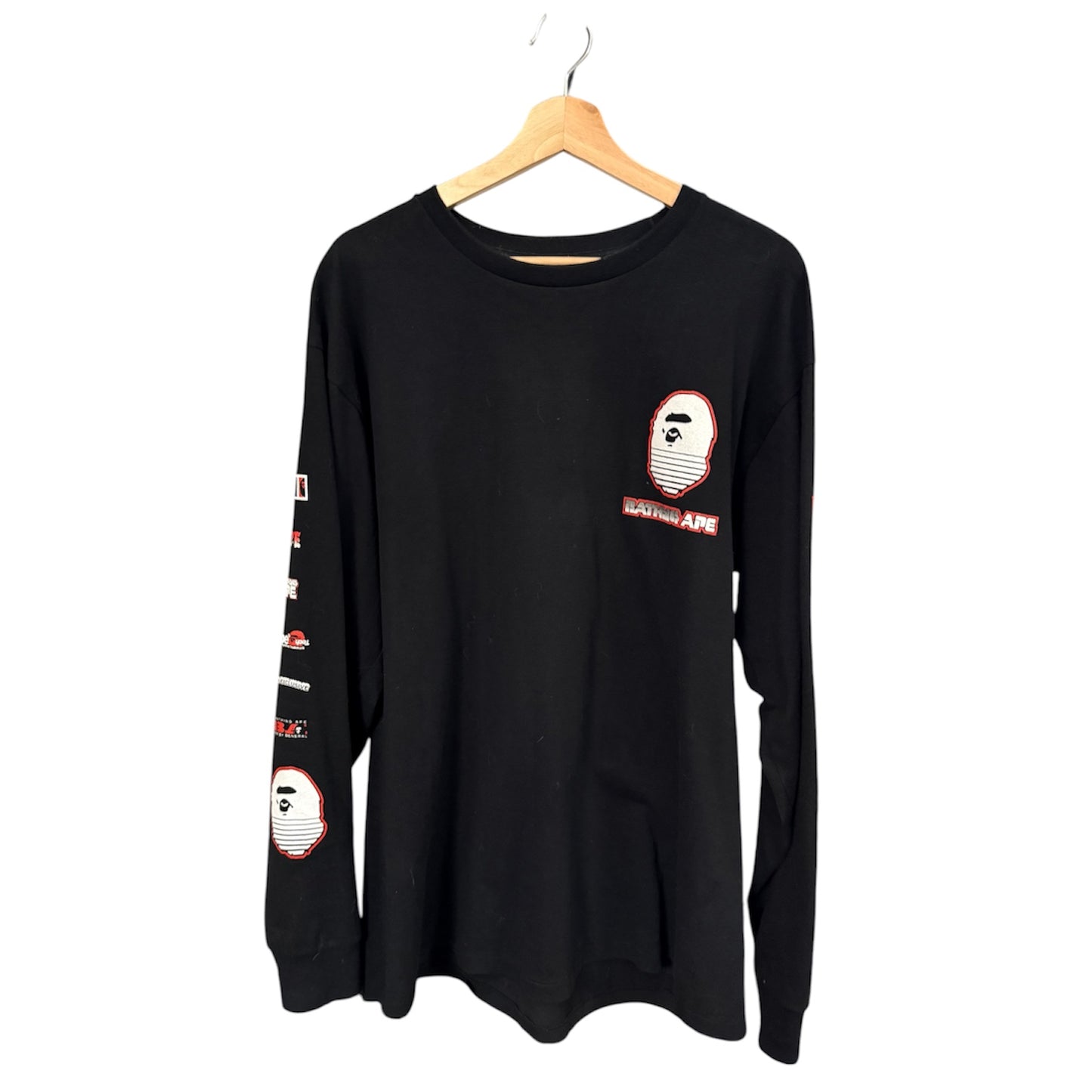 Bape Graphics Long Sleeve Tee (XXL)