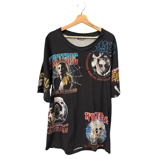 Hysteric Glamour Band Logos Tee (Fits XL)