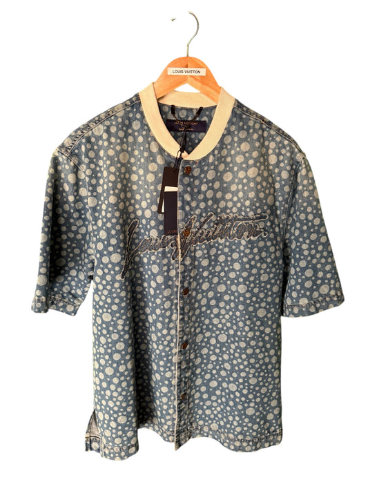 Louis Vuitton Infinity Dot Denim Button-Up (L)