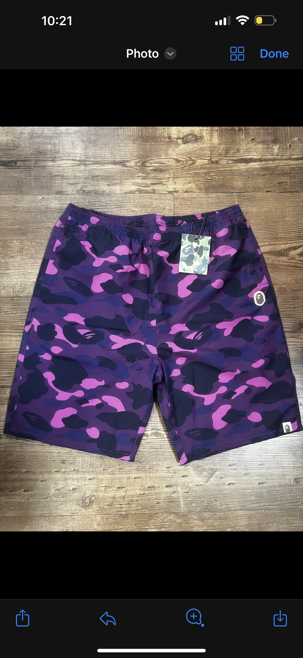 Bape Swim Shorts Purple (XL)