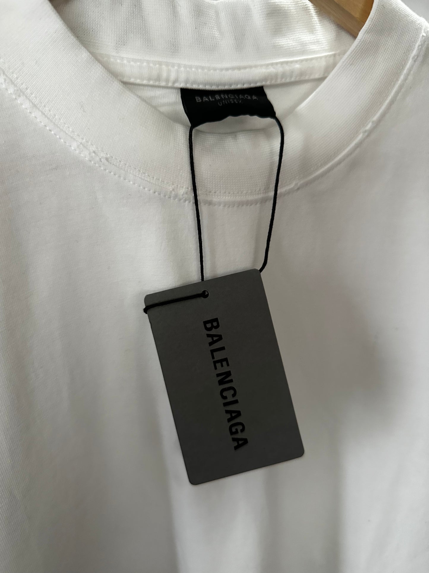 Balenciaga Neck Embroidery Tee (3)