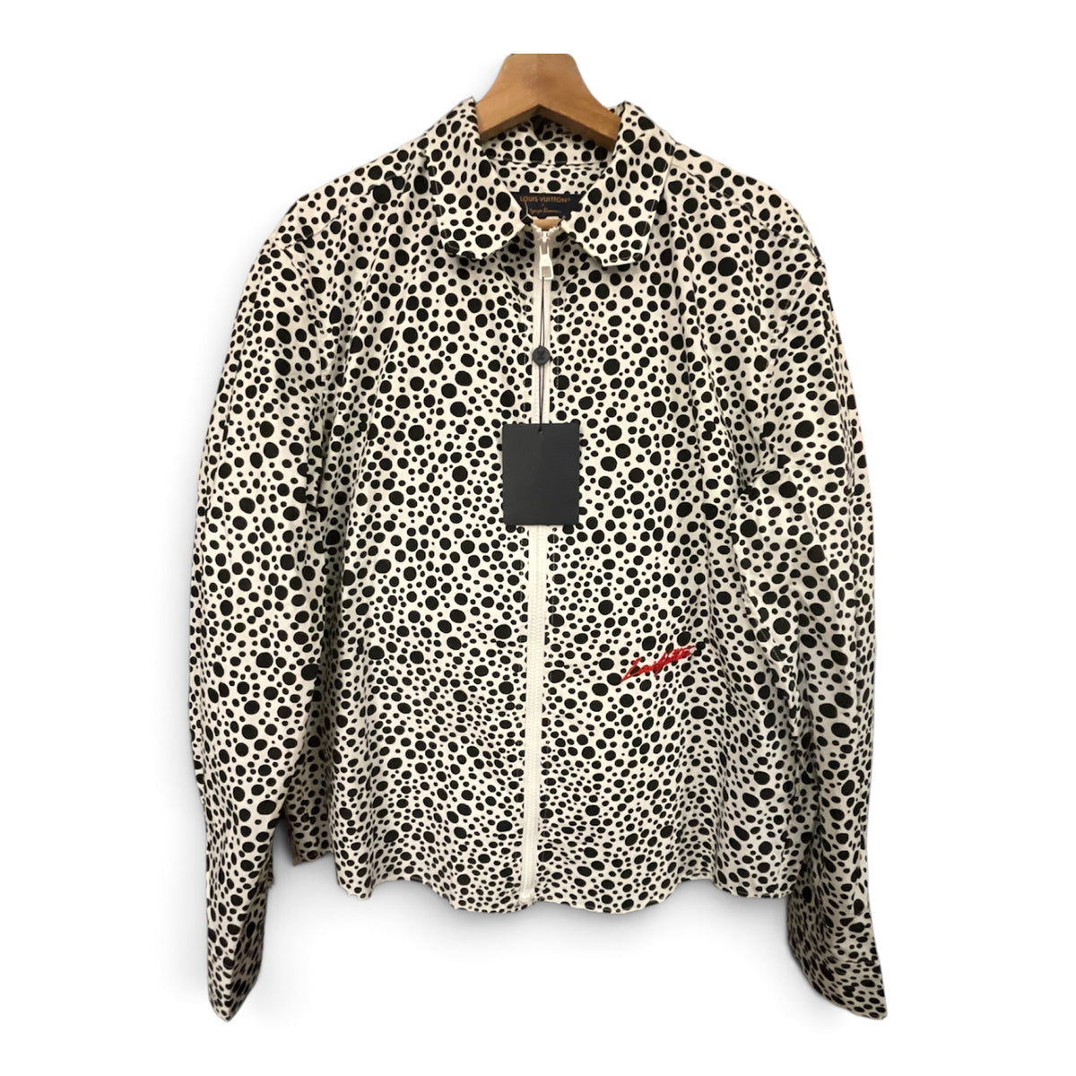 Louis Vuitton x Yayoi Kusama Infinity Dots Zip-Up Jacket Black White L