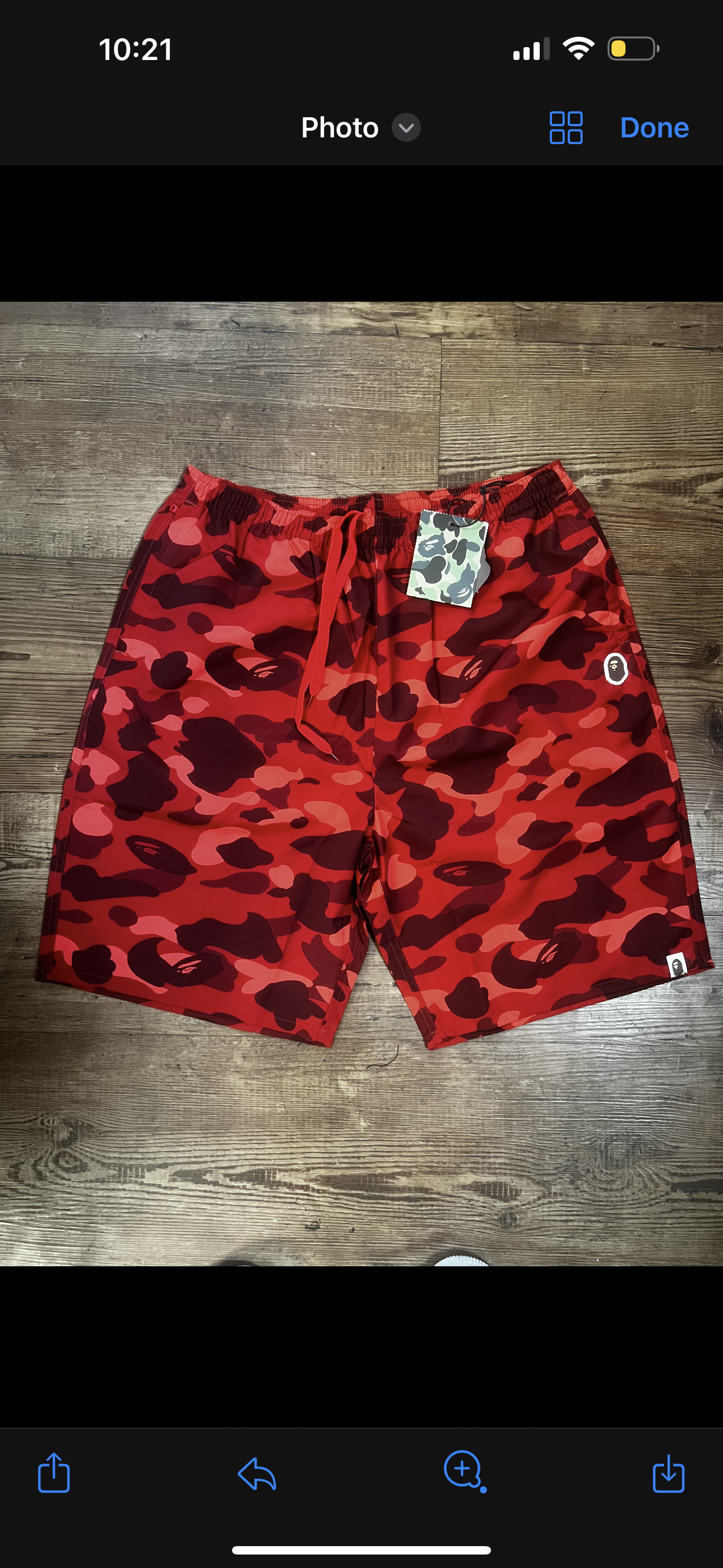 Bape Swim Shorts Red (XXL)