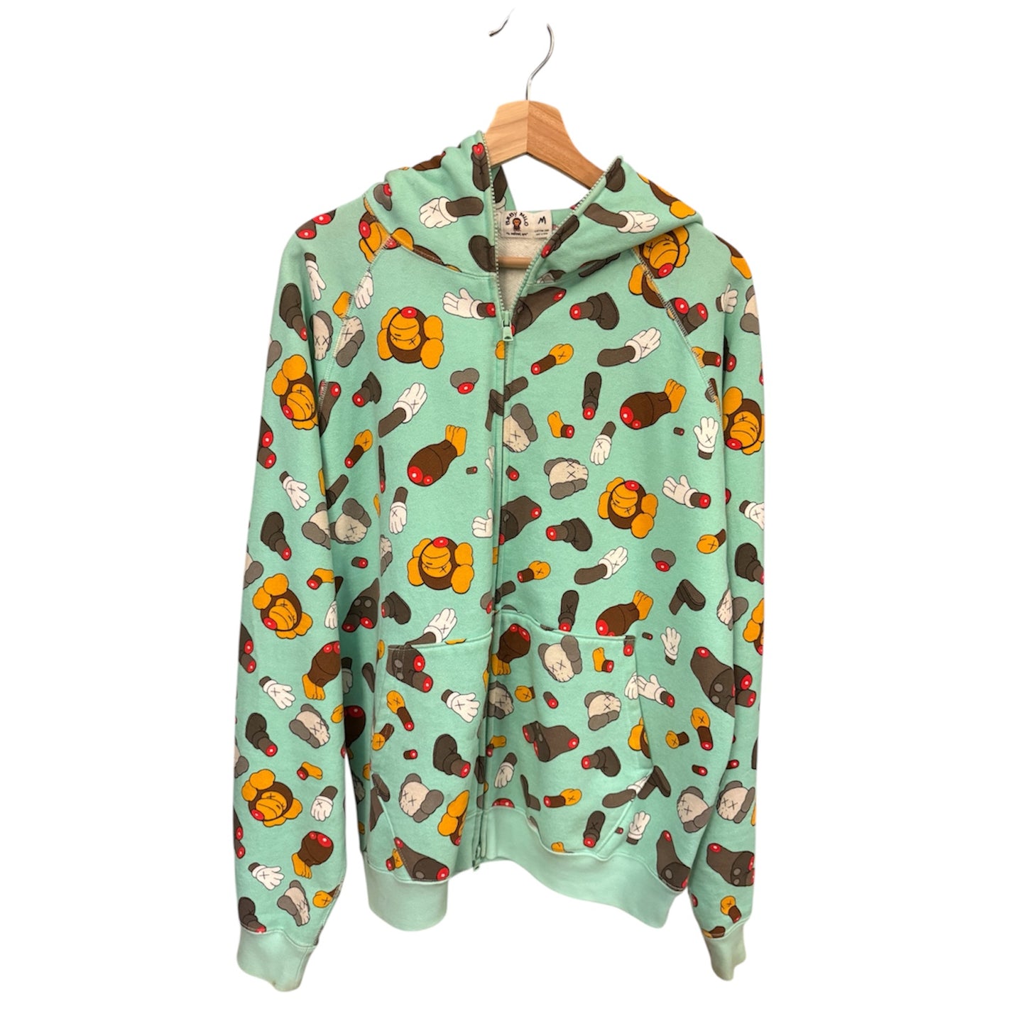 KAWS x BAPE Milo Companion Zip-Up Hoodie (M)