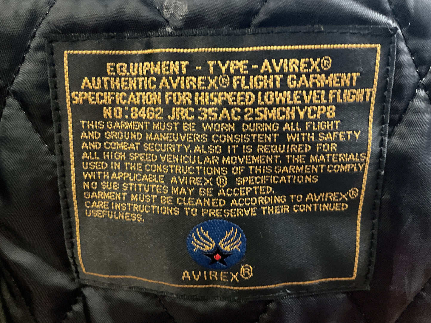 Avirex Northwest Wild Bears Leather Varsity Jacket Vintage 2XL
