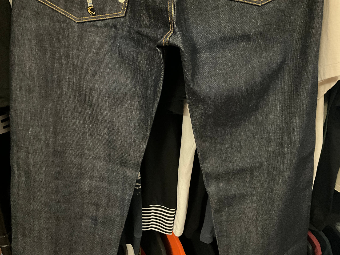 Evisu Samurai Embroidered Daicock Selvedge Denim Jeans Size 38