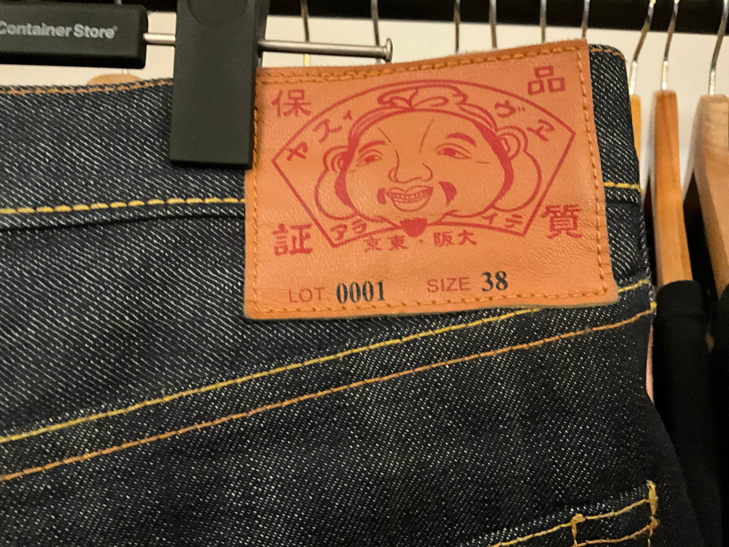 Evisu Samurai Embroidered Daicock Selvedge Denim Jeans Size 38