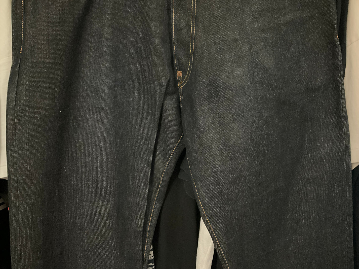 Evisu Seagull Kamome Selvedge Denim Jeans Dark Wash Size 38
