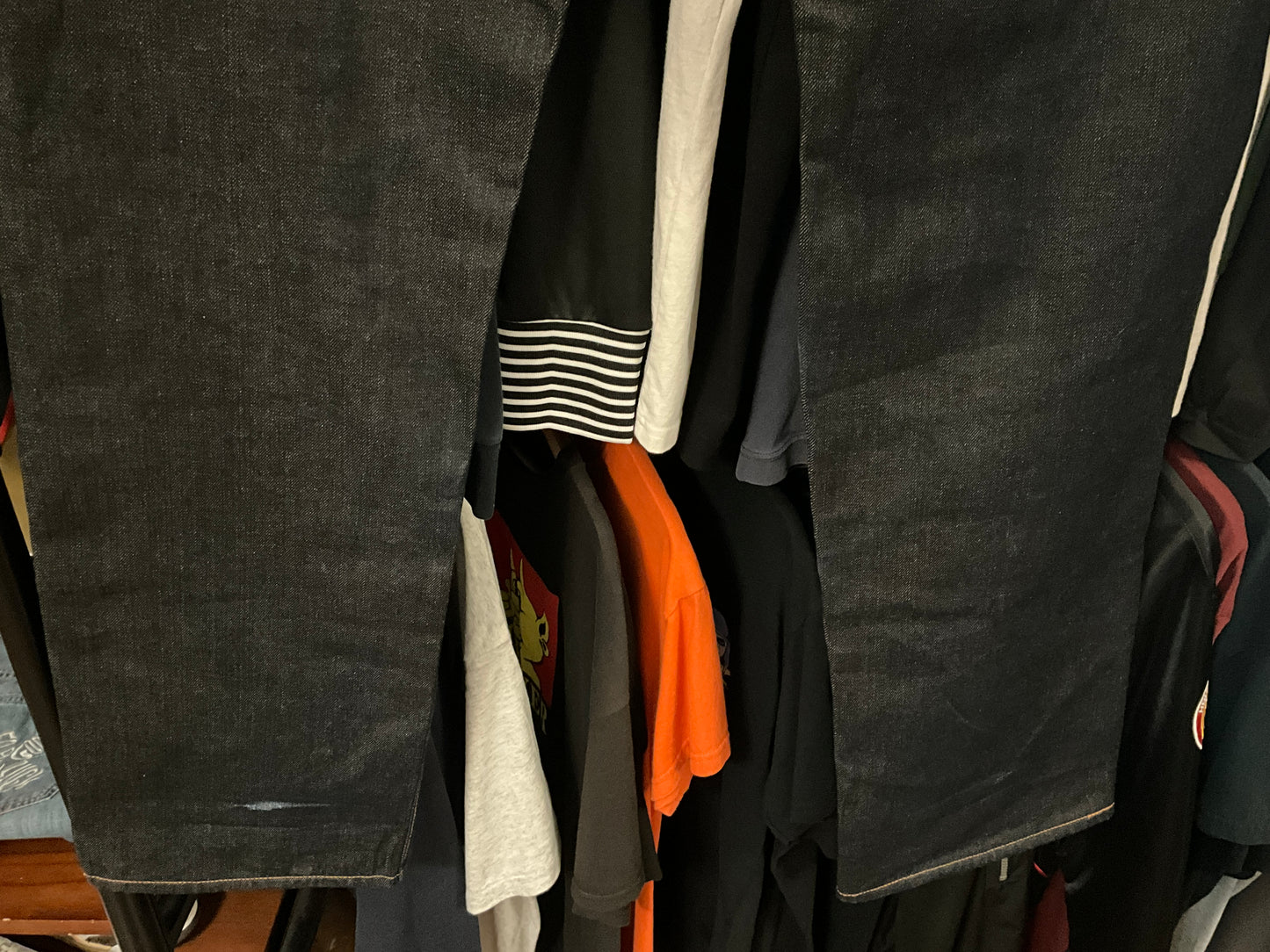 Evisu Seagull Kamome Selvedge Denim Jeans Dark Wash Size 38