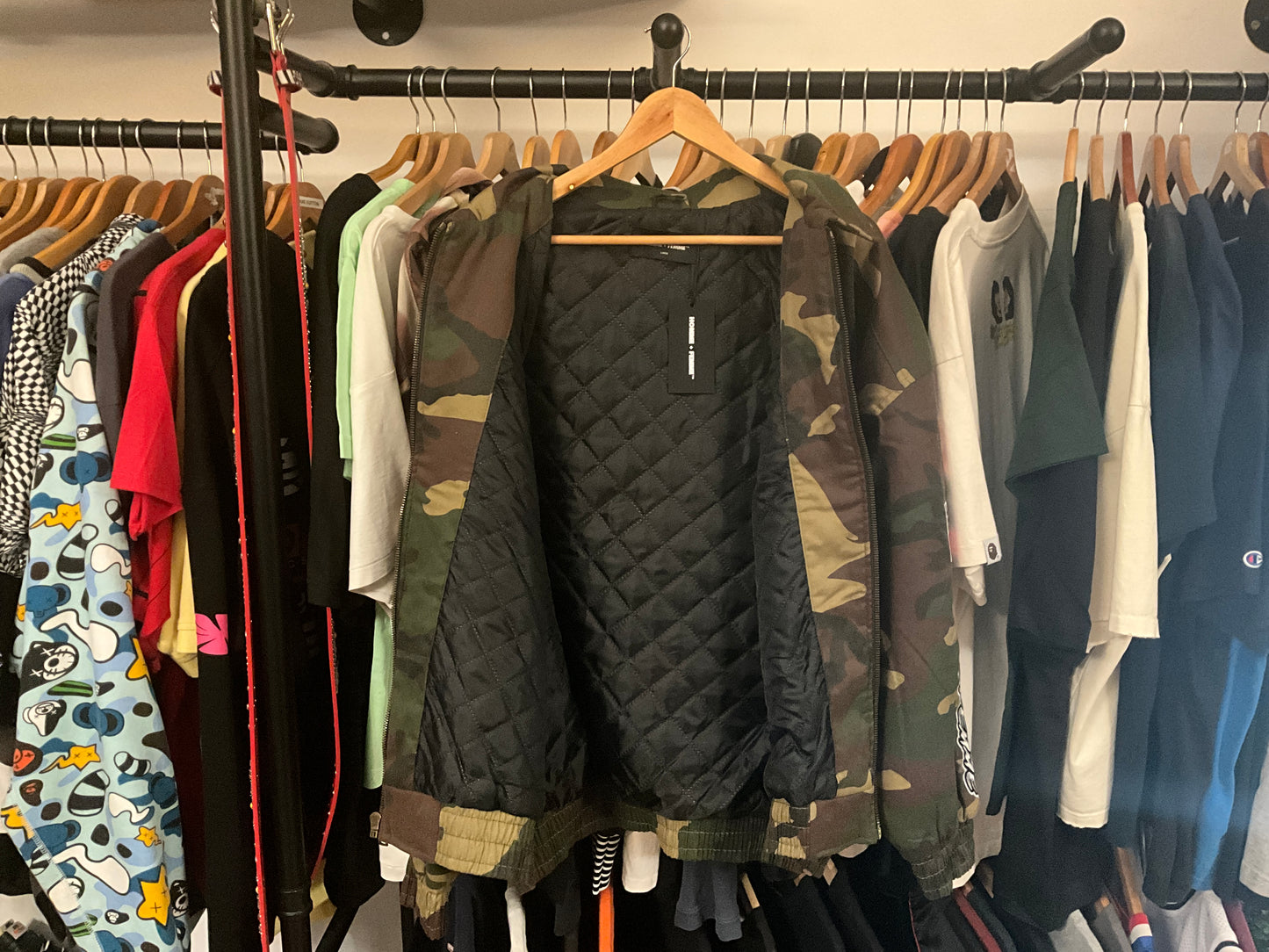 Free The Youth x Homme Femme Limited Edition Bomber Jacket Streetwear Collaboration Size L
